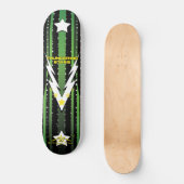Donnernde Sterne 1/6 Skateboard (Vorderseite)