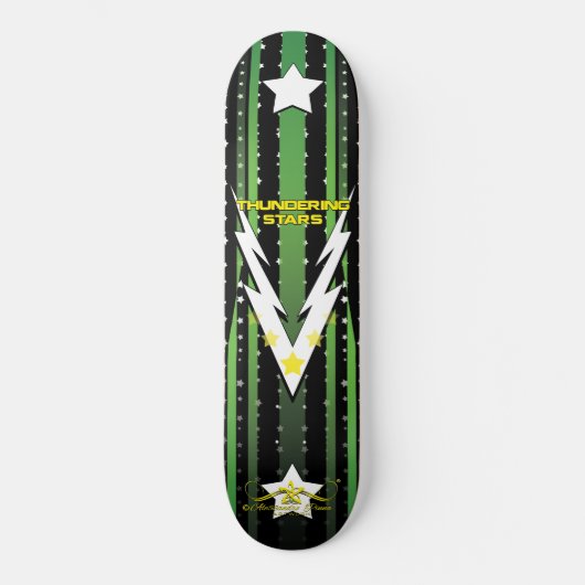 Donnernde Sterne 1/6 Skateboard (Vorderseite)