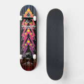 Donnernde Sterne 4/6 Skateboard (Vorderseite)