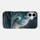 Donnernder Brecher iPhone 16 Hülle (Rückseite (Horizontal))