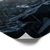Donnernder Tiger Sturm Teilt Poster (Ecke)