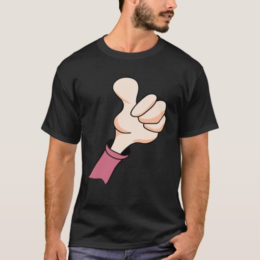Donnerschlag Hand unterzeichnen Ja zustimmen gute  T-Shirt (Vorderseite)