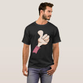 Donnerschlag Hand unterzeichnen Ja zustimmen gute T-Shirt (Vorne ganz)