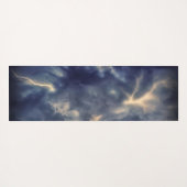 Donnerschlag und Blitz Yogamatte (Rückseite (Horizontal))