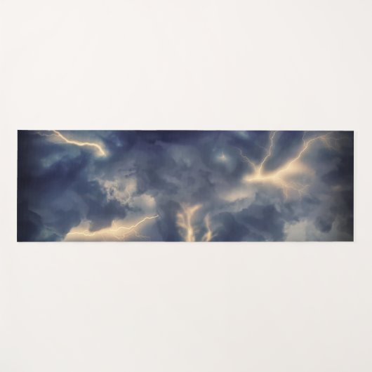 Donnerschlag und Blitz Yogamatte (Vorderseite (Horizontal))