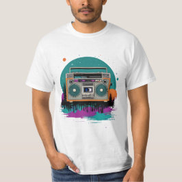 Donnerstag: 70er Boombox Art T-Shirt