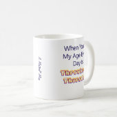 Donnerstag - Eine MisterP-Tasse Kaffeetasse (VorderseiteRechts)