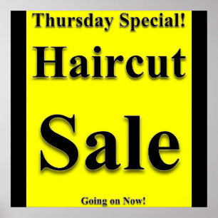 Donnerstag Haircut Poster Matte