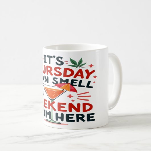 Donnerstag Kaffeetasse (VorderseiteRechts)