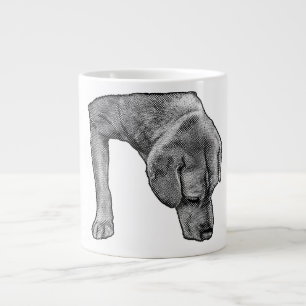 Donnerstag, neugierige Nase Jumbo-Tasse