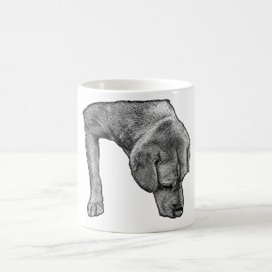 Donnerstag, neugierige Nase Kaffeetasse