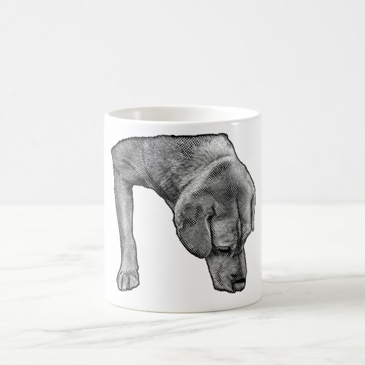 Donnerstag, neugierige Nase Kaffeetasse (Mittel)