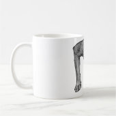 Donnerstag, neugierige Nase Kaffeetasse (Links)