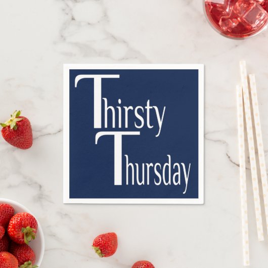 Donnerstag Serviette (Beispiel)