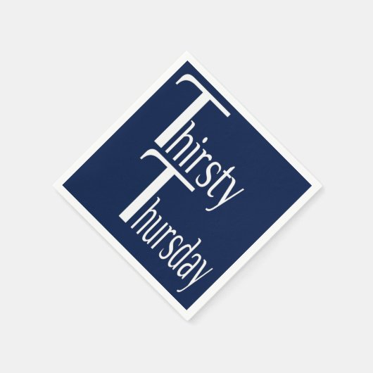 Donnerstag Serviette (Ecke)