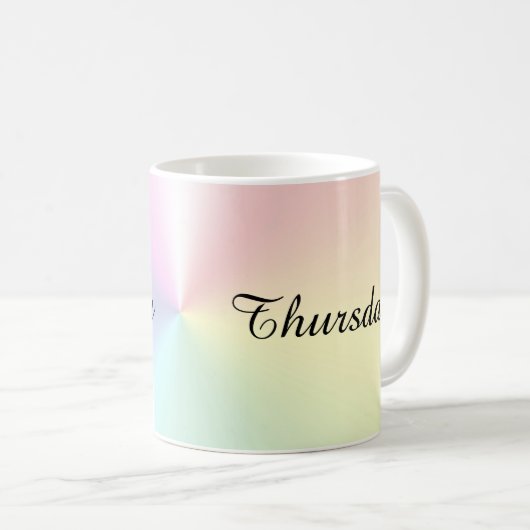 Donnerstag Shimmer Coffee Tasse von Janz (VorderseiteRechts)