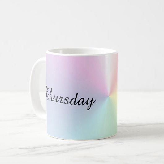 Donnerstag Shimmer Coffee Tasse von Janz (Vorderseite Links)