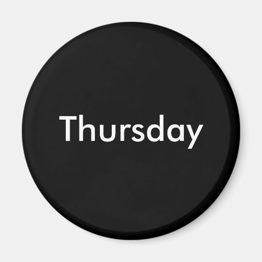 Donnerstagmagnet Magnet (Vorne)