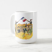 DONNERSTAGS-Tasse Kaffeetasse (Vorderseite Links)