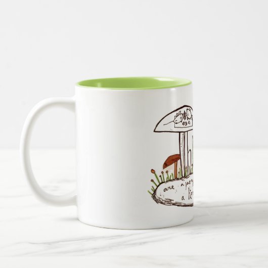 Donnerstags Zweifarbige Tasse (Links)