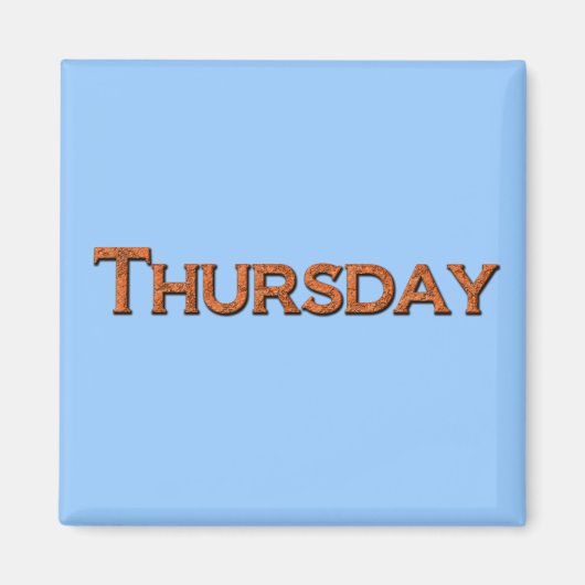 Donnerstagvortrag oder Magnet für Speicherunterstü (Vorne)