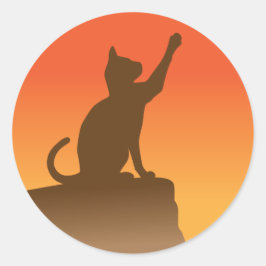 Donnerstolz Runder Aufkleber