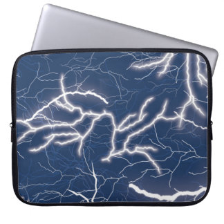 Donnerstreik leuchten Gewitter-Sturmmuster Laptopschutzhülle