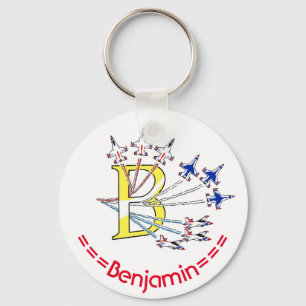 Donnervögel - B - Initial Key Ring Schlüsselanhänger