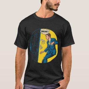 Donnie Darko Frank Kaninchen Minimalist Schwarz T-Shirt