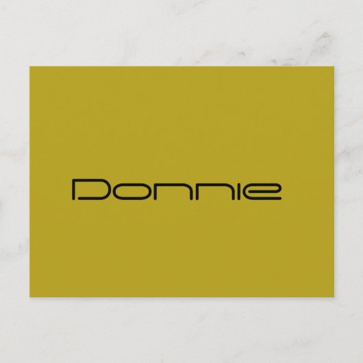 Donnie,Orphan-Schwarz-Zeichen,geometrischer Schrif Postkarte (Vorderseite)