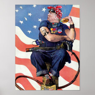 Donnie the Riveter Archival Print Poster
