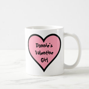 Donnies Valentinsgruß-Mädchen Kaffeetasse