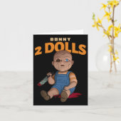 Donny 2 Dollar Anti-Trump Cruel Doll (Halloween) Karte (Gelbe Blume)