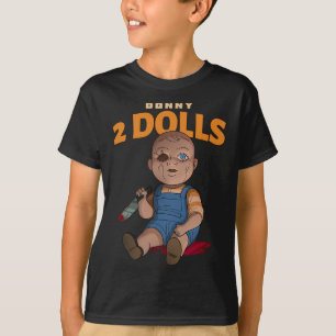 Donny 2 Dolls Anti-Trump Grausame Puppe (Halloween T-Shirt