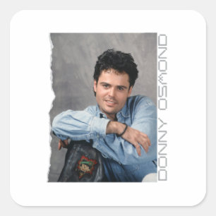 Donny osmond quadratischer aufkleber