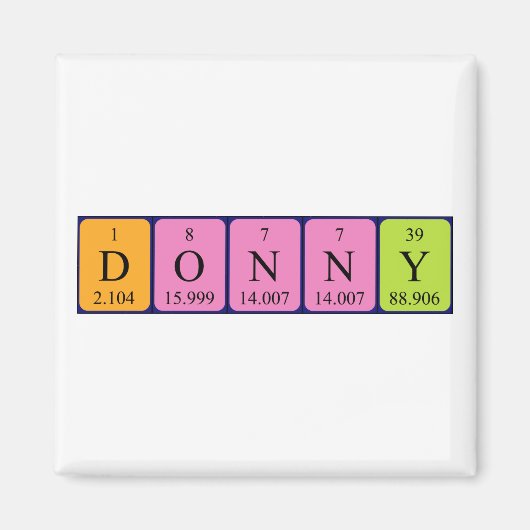 Donny Periodenmagnet Magnet (Vorne)