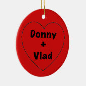 Donny + Vlad Keramik Ornament (Rechts)