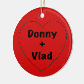 Donny + Vlad Keramik Ornament (Links)