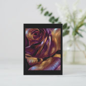 Donnybrook Rose Abstrakt Art Postkarte (Stehend Vorderseite)