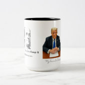 Donnys Lieblingspodcast Zweifarbige Tasse (Mittel)