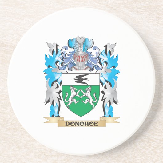 Donohoe Wappen - Familienwappen Untersetzer (Vorne)