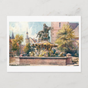Donop-Brunnen, Detmold, Deutschland Postkarte