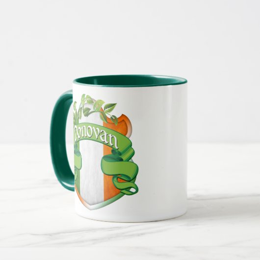 Donovan Irish Shield Tasse (Vorderseite Links)