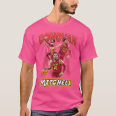 Donovan Mitchell Vintag Style T-Shirt (Vorderseite)