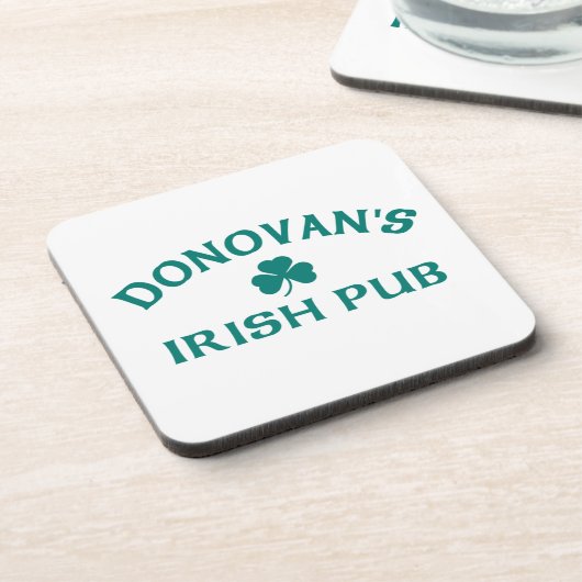 Donovan's Irish Pub Getränkeuntersetzer (Linke Seite)