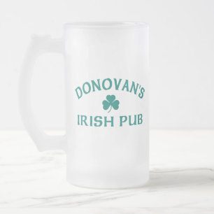Donovan's Irish Pub Mattglas Bierglas