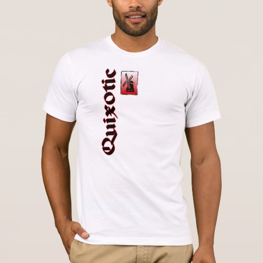 Donquichotischer Windmühle Ala Don Quijote T-Shirt (Vorderseite)