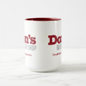 Don's Barber Shop - Red Logo Coffee Tasse (Zentrum)