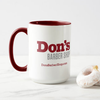 Don's Barber Shop - Red Logo Coffee Tasse