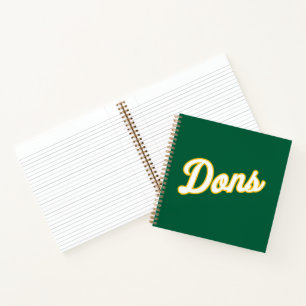 Dons Schrift-Logo Notizblock